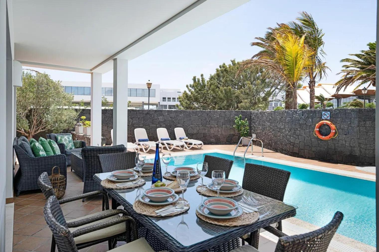 Villas Mamma Mia Pool Heat Private & Jacuzzi Playa Blanca  Esterno foto